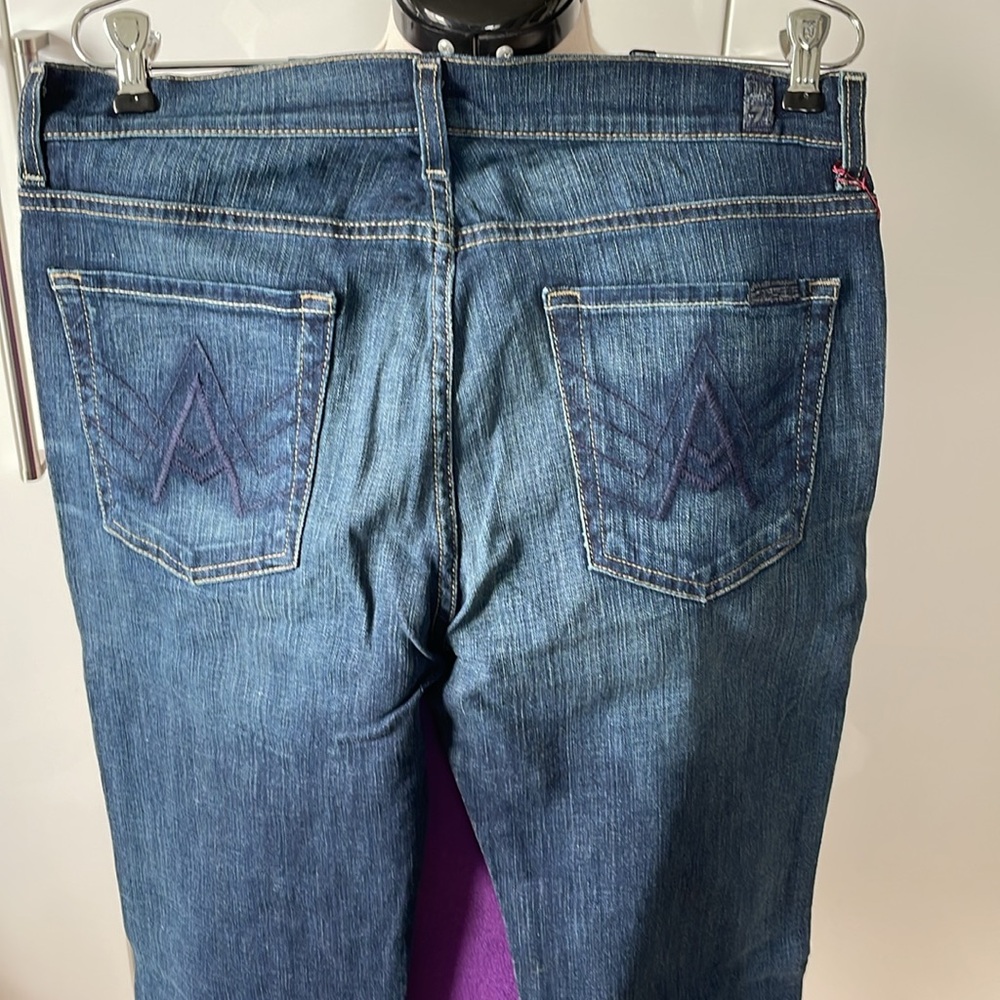 7 for all mankind Jeans in Navy Blue Size-32 NWT - Picture 4 of 17